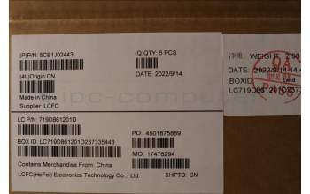 Lenovo 5CB1J02443 Tastatur inkl. Topcase spanisch L82QE NFPSB