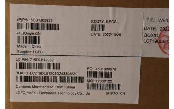 Lenovo 5CB1J02922 Tastatur inkl. Topcase ASM_ENG L82U1 I/G_FP_U