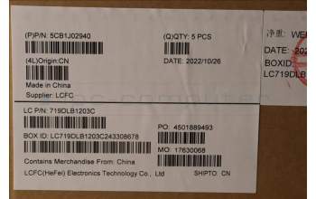 Lenovo 5CB1J02940 Tastatur inkl. Topcase spanisch L82U1 I/G_FP_U