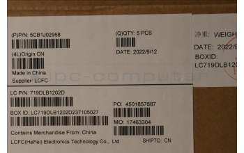 Lenovo 5CB1J02958 Tastatur inkl. Topcase deutsch L82U1 I/G_U