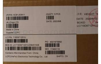 Lenovo 5CB1J03911 Tastatur inkl. Topcase ASM_FRA/ENG L82UF FPAG