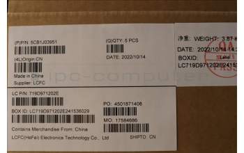 Lenovo 5CB1J03951 Tastatur inkl. Topcase ASM_THAI L82UF FPSG