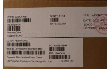 Lenovo 5CB1J03967 Tastatur inkl. Topcase ASM_KOR L82UF NFPAG