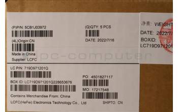 Lenovo 5CB1J03972 C-Cover with keyboard,Hebrew,Arctic Grey,Non_FingerPrint