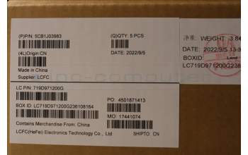 Lenovo 5CB1J03983 Tastatur inkl. Topcase ASM_THAI L82UF NFPAG