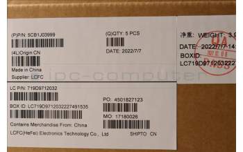 Lenovo 5CB1J03999 Tastatur inkl. Topcase ASM_KOR L82UF NFPSG