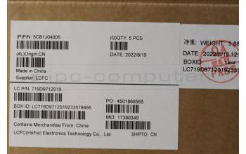 Lenovo 5CB1J04005 C-Cover with keyboard,Greek,Storm Grey,Non_Fingerprint