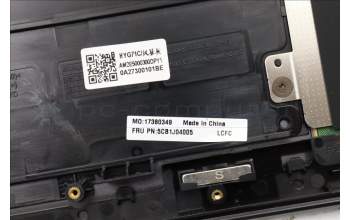 Lenovo 5CB1J04005 C-Cover with keyboard,Greek,Storm Grey,Non_Fingerprint