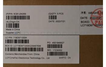 Lenovo 5CB1J04269 Tastatur inkl. Topcase ASM_FRA L82UF NFPSG