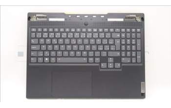 Lenovo 5CB1J04284 C-Cover with keyboard,Czech Slovakian,Onyx Grey,RGB Backlight