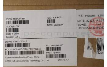 Lenovo 5CB1J04287 Tastatur inkl. Topcase ASM_USA ENG L82TF RGBOG