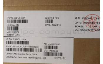Lenovo 5CB1J04307 Tastatur inkl. Topcase ASM_TC L82TF RGBOG