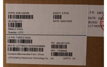 Lenovo 5CB1J04339 Tastatur inkl. Topcase ASM_TC L82TF RGBSG