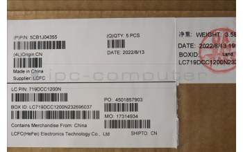 Lenovo 5CB1J04355 Tastatur inkl. Topcase deutsch L82TF WHOG