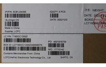 Lenovo 5CB1J04395 Tastatur inkl. Topcase ASM_LA SPA L82TF WHSG