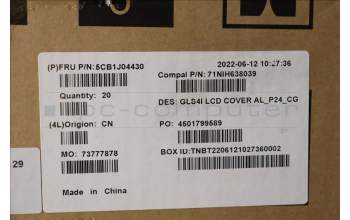 Lenovo 5CB1J04430 COVER LCD Cover C 82SD AL_2.4t_CG