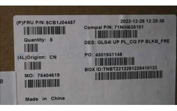 Lenovo 5CB1J04457 Tastatur inkl. TopcaseASM_FRA C82SD PLCG FPBL