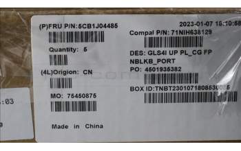 Lenovo 5CB1J04485 Tastatur inkl. TopcaseASM_POR C82SD PLCG FPNBL