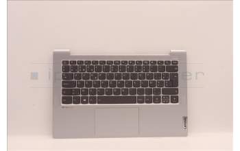 Lenovo 5CB1J05258 C-Cover with keyboard, Belgian, Cloud Grey, Backlight, Non-Fingerprint, UK