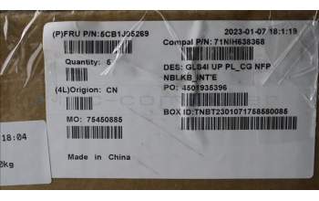 Lenovo 5CB1J05269 Tastatur inkl. TopcaseASMEUROENGC82SDPLCGNFPNBL