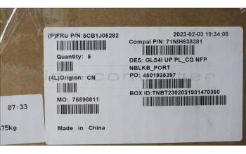 Lenovo 5CB1J05282 Tastatur inkl. TopcaseASM_POR C82SD PLCG NFPNBL