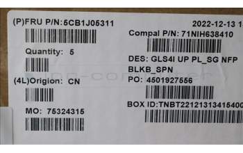 Lenovo 5CB1J05311 Tastatur inkl. TopcaseASM_SPA C82SD PLSG NFPBL