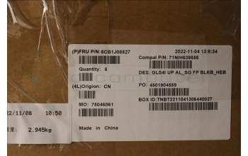 Lenovo 5CB1J08527 Tastatur inkl. TopcaseASM_HBW C82SD ALSG FPBL