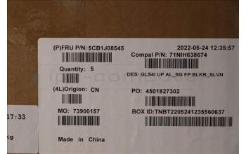 Lenovo 5CB1J08545 Tastatur inkl. TopcaseASM_SLV C82SD ALSG FPBL