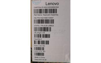 Lenovo 5CB1J08823 Tastatur inkl. Topcase deutsch H 82SN STGY DIS