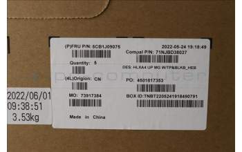 Lenovo 5CB1J09075 Tastatur inkl. Topcase ASM_HBW C21DH MGBL