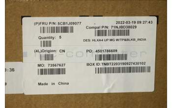 Lenovo 5CB1J09077 Tastatur inkl. Topcase ASM_HIN C21DH MGBL