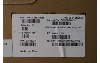 Lenovo 5CB1J09095 Tastatur inkl. Topcase ASM_CZE/SLK C21DH MGBL