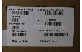 Lenovo 5CB1J09098 Tastatur inkl. Topcase ASM_UKR C21DH MGBL