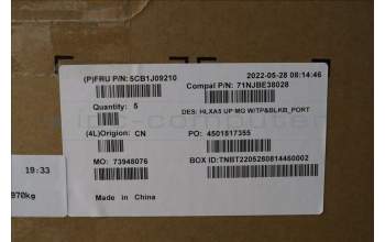 Lenovo 5CB1J09210 Tastatur inkl. Topcase ASM_POR C21DJ MGBL