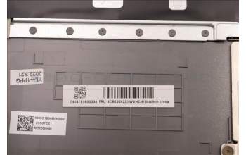 Lenovo 5CB1J09220 C-Cover with keyboard, Slovenian, Mineral Grey, Backlight