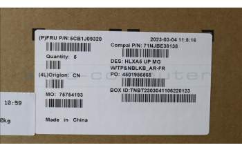 Lenovo 5CB1J09320 Tastatur inkl. Topcase französisch/arabsich C21DJ MGNBL