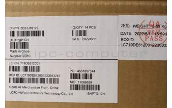 Lenovo 5CB1J10170 COVER Lower Case L 82T0 OAT