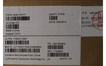 Lenovo 5CB1J10177 Tastatur inkl. Topcase ASM_EURO ENG L82T0