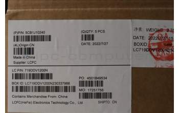 Lenovo 5CB1J10240 Tastatur inkl. Topcase ASM_POR L82T0