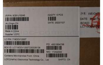 Lenovo 5CB1J10245 Tastatur inkl. Topcase ASM_TC L82T0