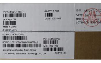 Lenovo 5CB1J10597 Tastatur inkl. Topcase ASM_TUR L82T0