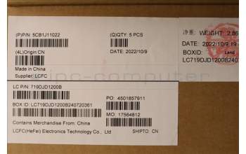 Lenovo 5CB1J11022 Tastatur inkl. Topcase ASM_LA SPA L82QF FPSB