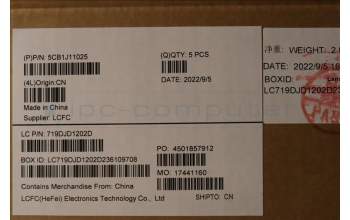 Lenovo 5CB1J11025 Tastatur inkl. Topcase ASM_ITA L82QF FPSB