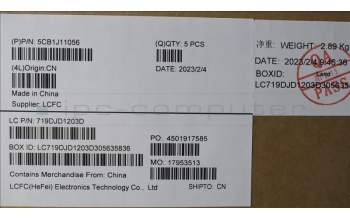 Lenovo 5CB1J11056 Tastatur inkl. Topcase ASM_JPN L82QF FPSG