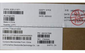 Lenovo 5CB1J11071 Tastatur inkl. Topcase ASM_THAI L82QF FPSG