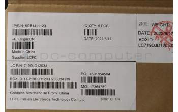 Lenovo 5CB1J11123 Tastatur inkl. Topcase ASM_HUN L82QF NFPSG