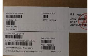 Lenovo 5CB1J11127 Tastatur inkl. Topcase deutsch L82QF NFPSG