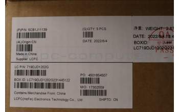 Lenovo 5CB1J11139 Tastatur inkl. Topcase ASM_EURO ENG L82QFNFPSG