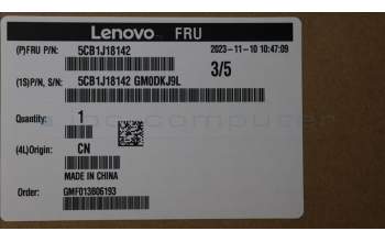 Lenovo 5CB1J18142 COVER FRU JX3B0_D_AL_WWAN_5G_EP_ASSY