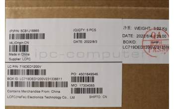 Lenovo 5CB1J18865 Tastatur inkl. Topcase ASM_ENG L82TW DIS